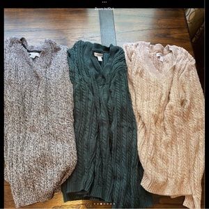 Croft&Barrow 3- bundle sweaters